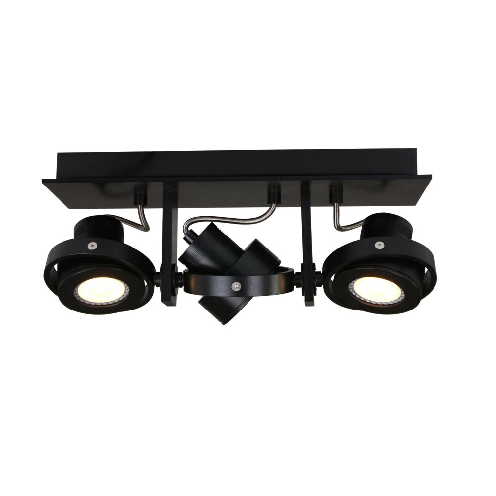 Steinhauer MEXLITE Taklampa Svart, 3-ljuskällor main product photo