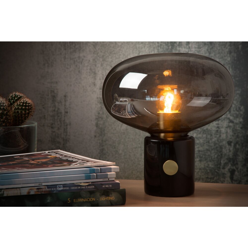 Lucide CHARLIZE Bordslampa Grått, 1-ljuskällor main product photo