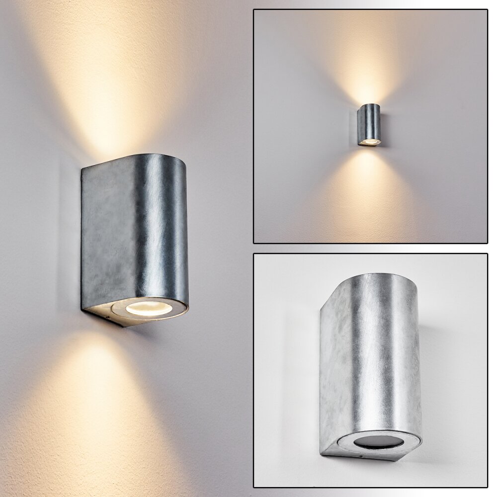 Boda vägglampa utomhus Silver, 2-ljuskällor main product photo