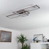Momahaki Taklampa LED Nickel matt, 1-ljuskällor, Fjärrkontroll