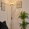 Mairoa strålkastare, Golvlampa LED Nickel matt, 2-ljuskällor