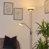 Mairoa strålkastare, Golvlampa LED Nickel matt, 2-ljuskällor