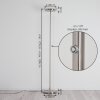 Mjoelby Golvlampa, strålkastare, Golvlampa LED Nickel matt, 1-ljuskällor