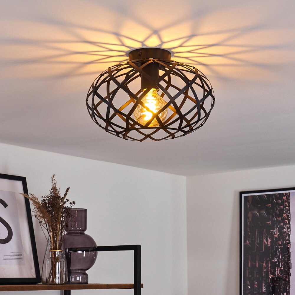Shupá Taklampa Svart, 1-ljuskällor main product photo