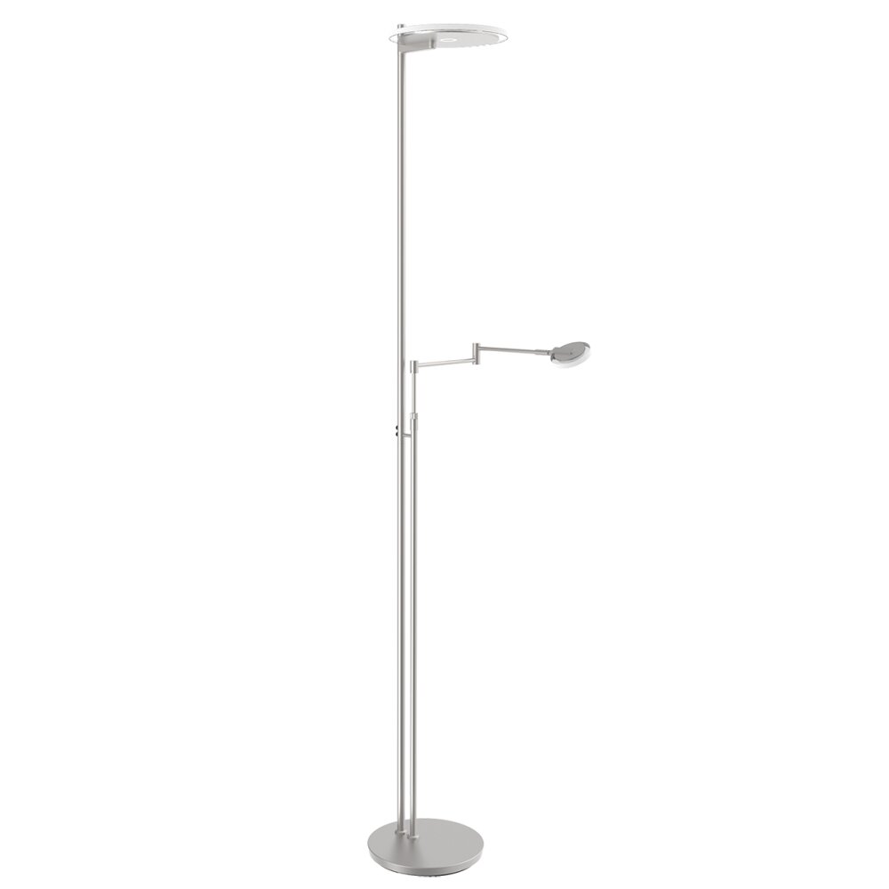 Steinhauer Turound Golvlampa, strålkastare LED Rostfritt stål, 2-ljuskällor main product photo