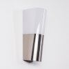 Busalla vägglampa utomhus LED Nickel matt, 1-ljuskällor