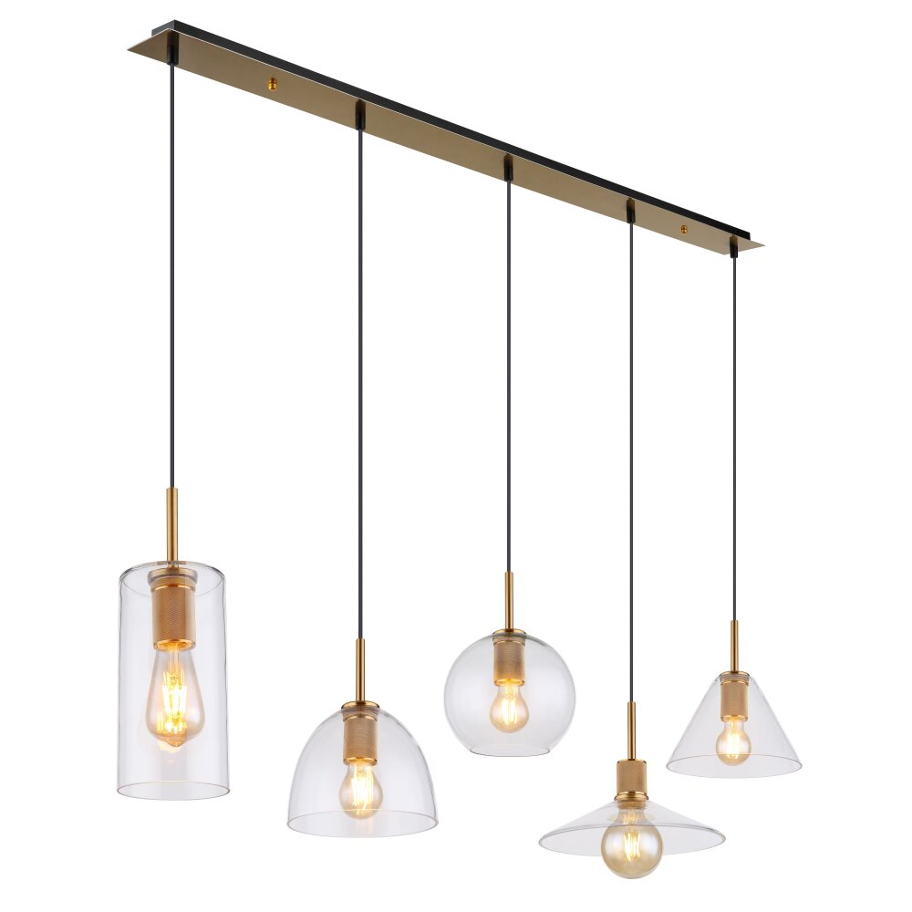 Globo ADARA Pendellampa Mässing, 5-ljuskällor main product photo