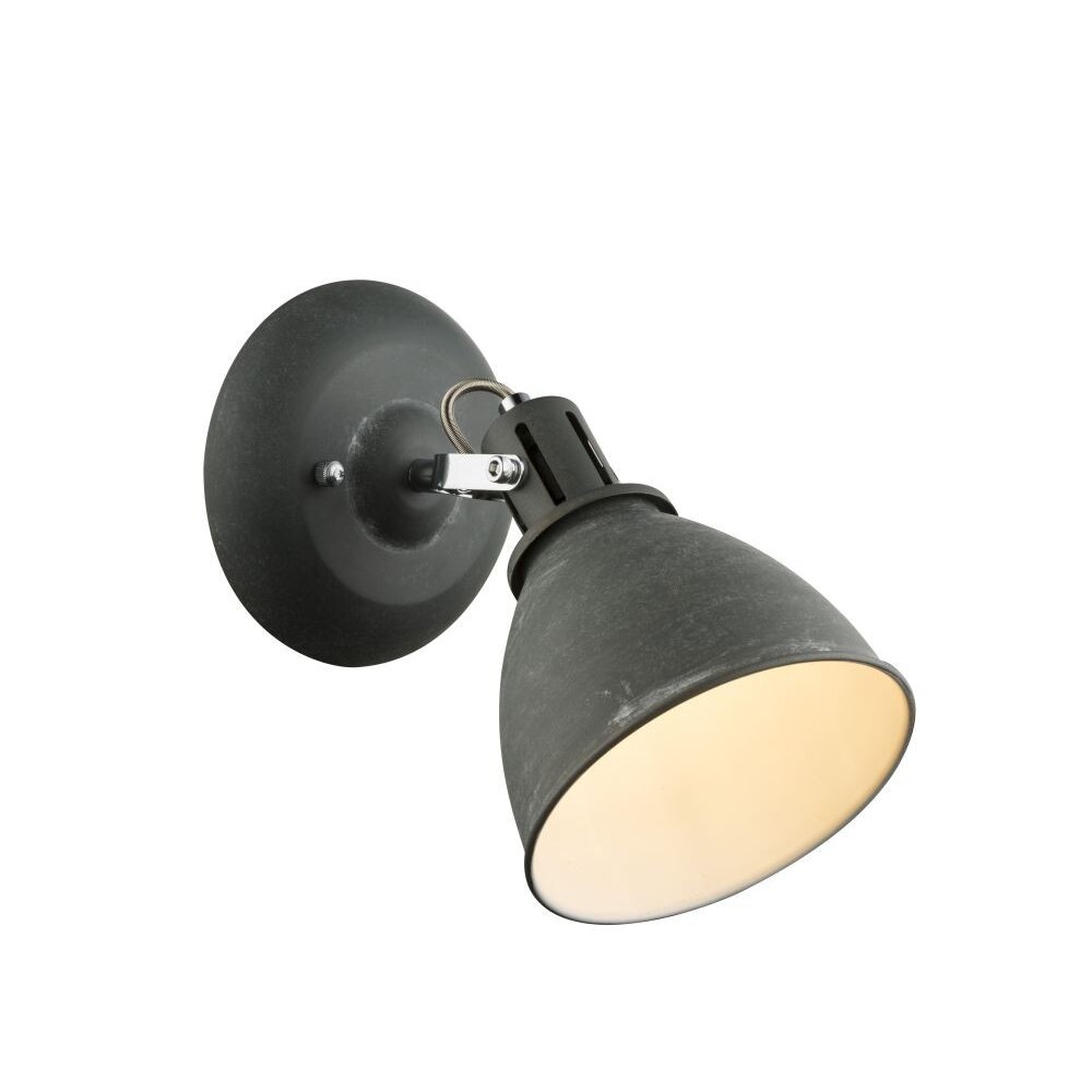 Globo JONAS Väggspotlight Grått, 1-ljuskällor main product photo