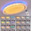 Fondaco Taklampa LED Vit, 1-ljuskällor, Fjärrkontroll, Färgväxlare