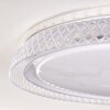 Fondaco Taklampa LED Vit, 1-ljuskällor, Fjärrkontroll, Färgväxlare