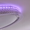Fondaco Taklampa LED Vit, 1-ljuskällor, Fjärrkontroll, Färgväxlare