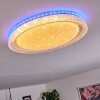Fondaco Taklampa LED Vit, 1-ljuskällor, Fjärrkontroll, Färgväxlare