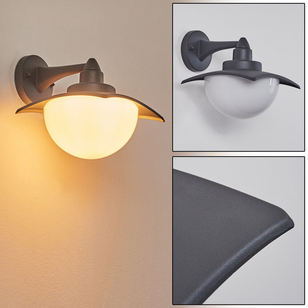Spessa vägglampa utomhus Antracit, 1-ljuskällor main product photo