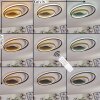 Trapani Taklampa LED Guld, Svart, 1-ljuskällor, Fjärrkontroll, Färgväxlare