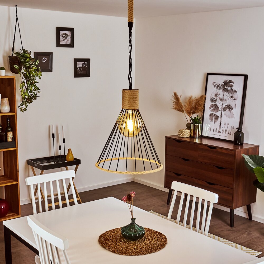Sulzano Pendellampa Brun, Svart, 1-ljuskällor main product photo