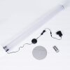 Tumurora Golvlampa, Golvlampa LED Krom, 1-ljuskällor, Fjärrkontroll