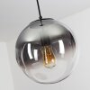 Ahanga Pendellampa Svart, 1-ljuskällor