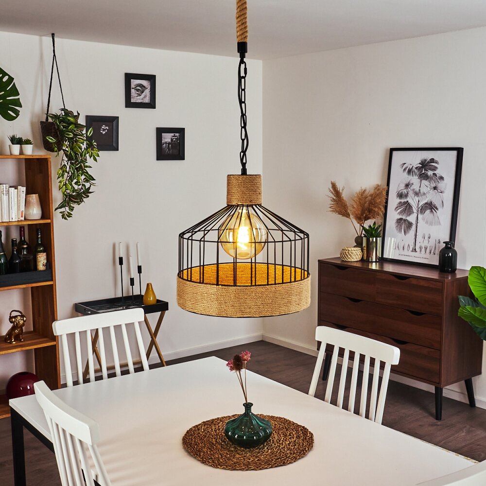 Sulzano Pendellampa Brun, Svart, 1-ljuskällor main product photo