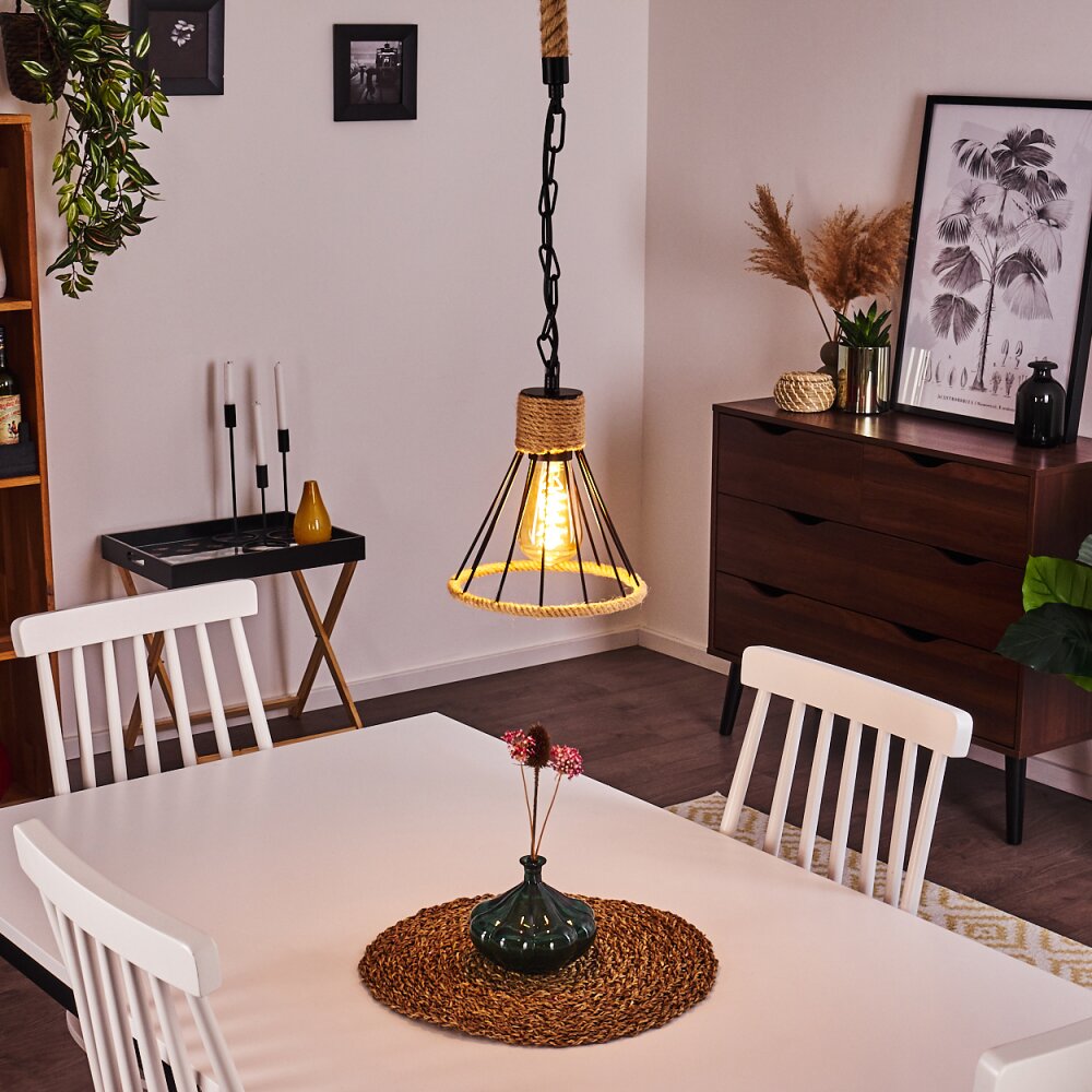 Sulzano Pendellampa Brun, Svart, 1-ljuskällor main product photo