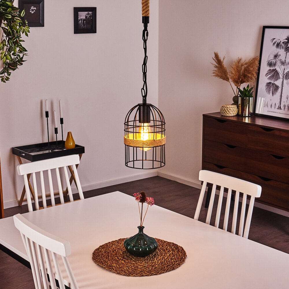 Sulzano Pendellampa Brun, Svart, 1-ljuskällor main product photo
