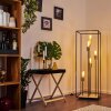 Salla Golvlampa, Golvlampa Trä mörkt, Svart, 5-ljuskällor