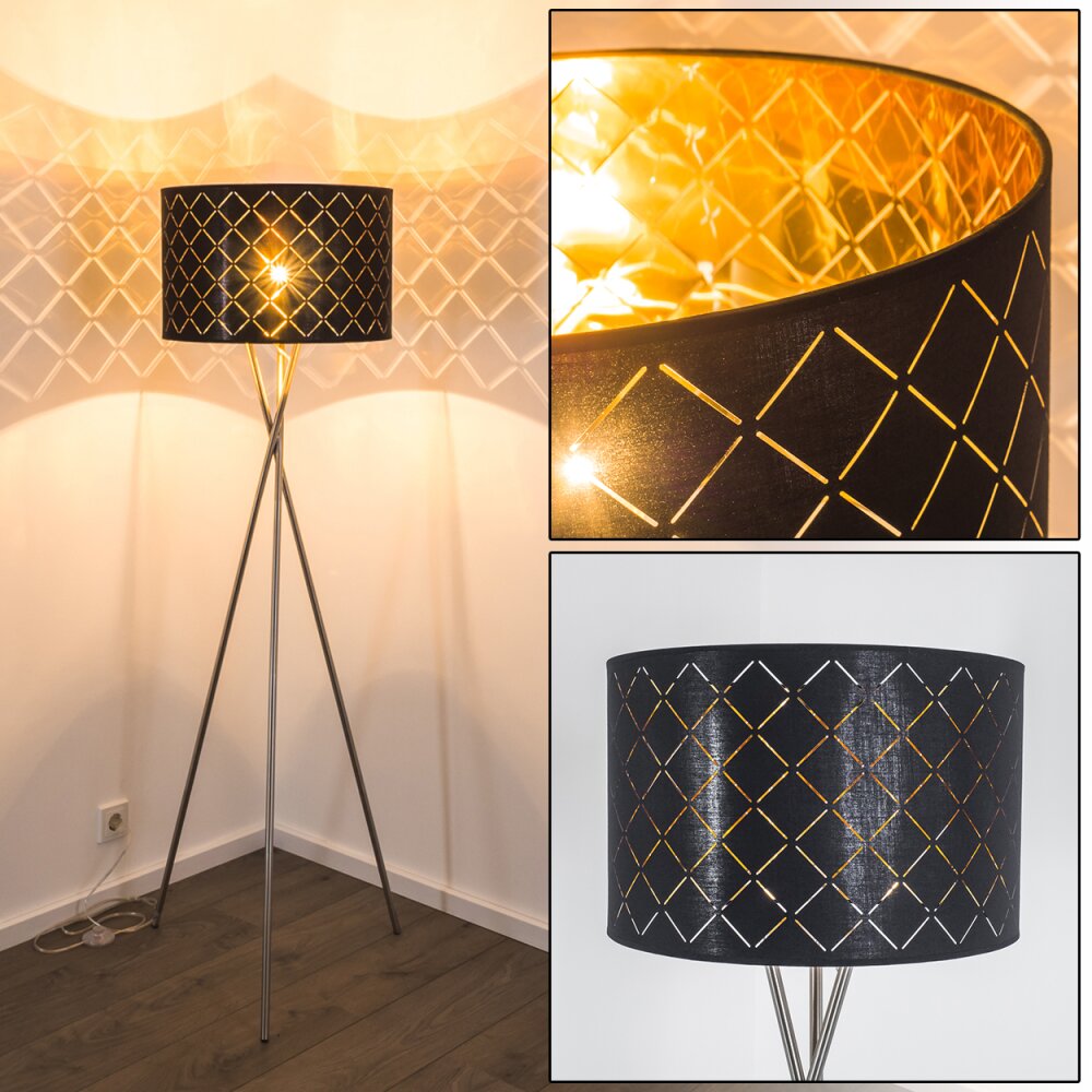 Meldal Golvlampa Nickel matt, 1-ljuskällor main product photo