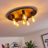 Esbjerg Taklampa Svart, 6-ljuskällor