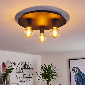 Esbjerg Taklampa Svart, 3-ljuskällor