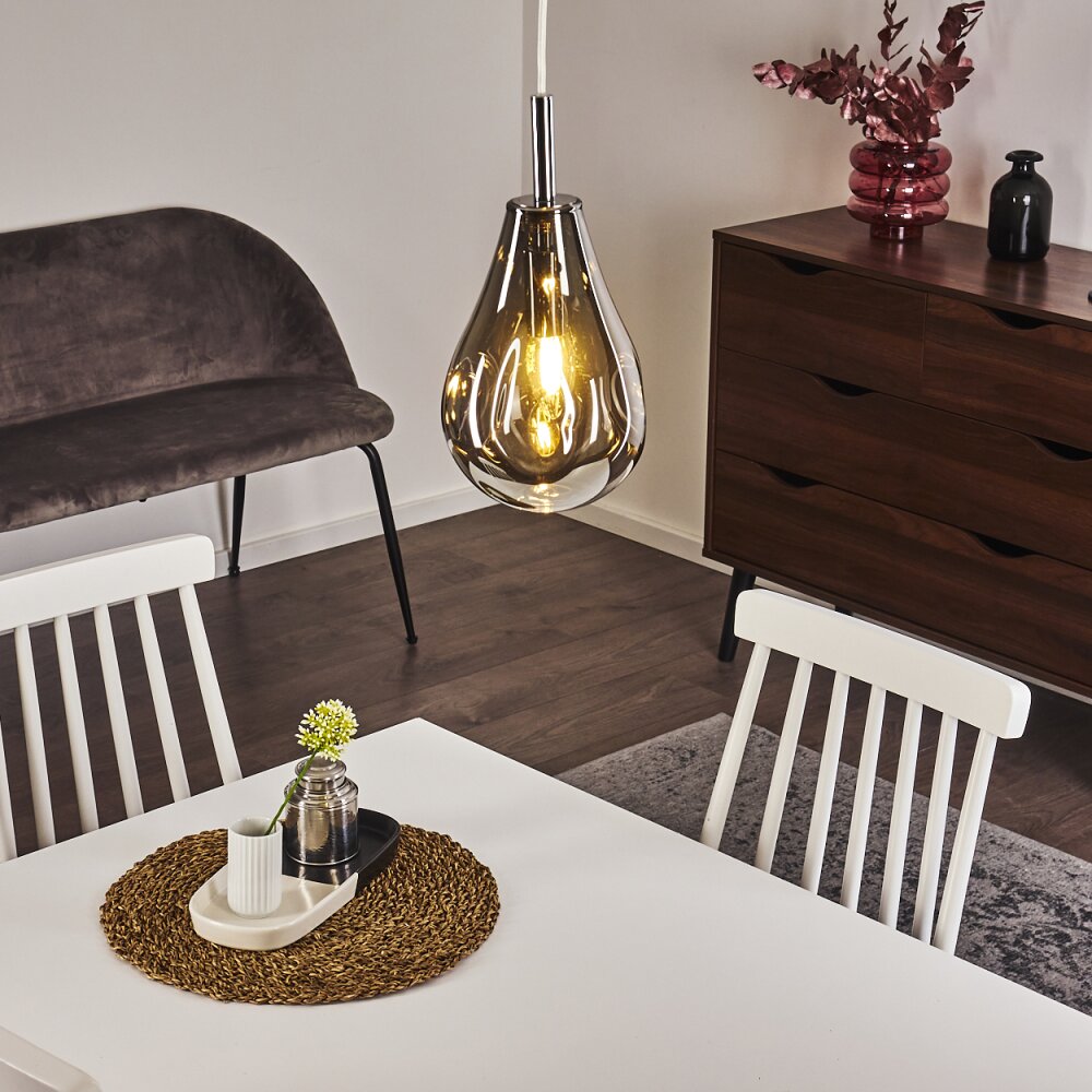 Domma Pendellampa Krom, 1-ljuskällor main product photo