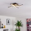 Grossarl Taklampa LED Svart, 4-ljuskällor