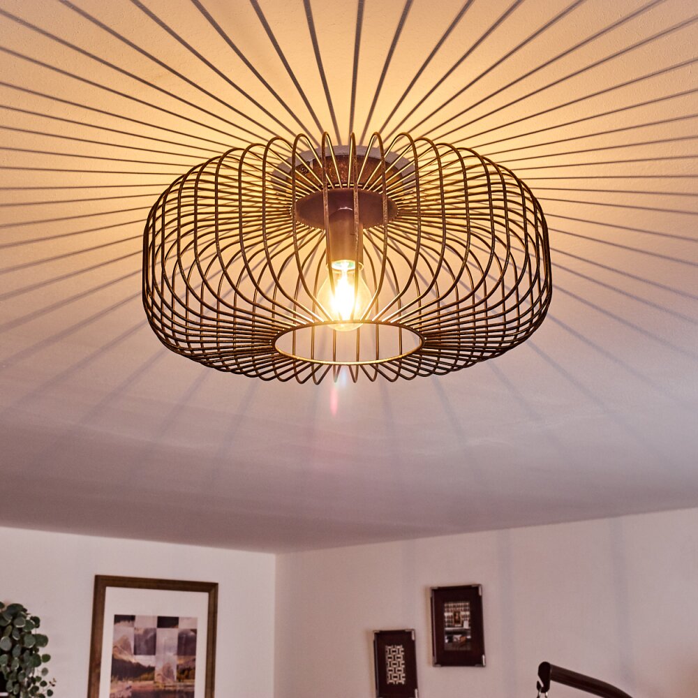 Wemude Taklampa Svart-guld, 1-ljuskällor main product photo