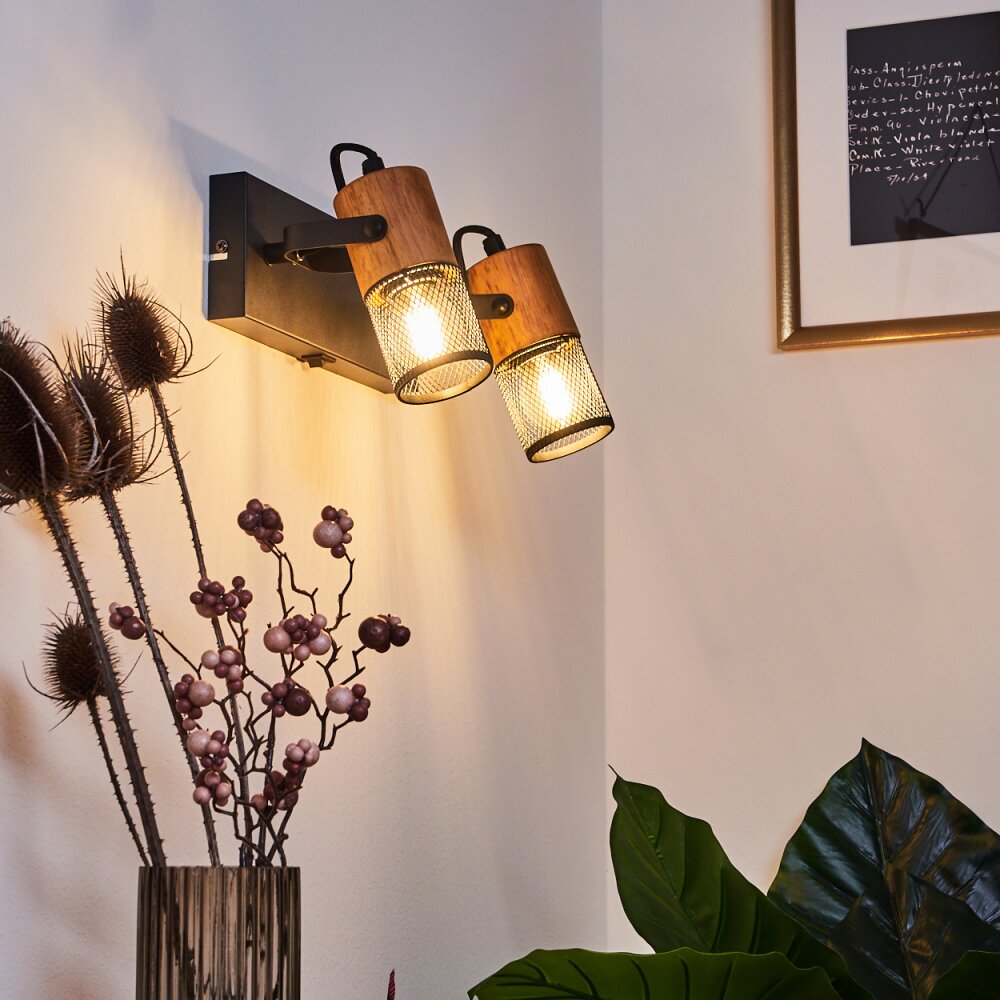 Lenalau Vägglampa Svart, 2-ljuskällor main product photo