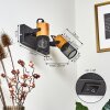 Lenalau Vägglampa Svart, 2-ljuskällor