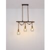Globo VALERIE Pendellampa Brun, Svart, 3-ljuskällor