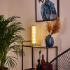 Hatara Bordslampa LED Krom, 1-ljuskällor, Fjärrkontroll, Färgväxlare