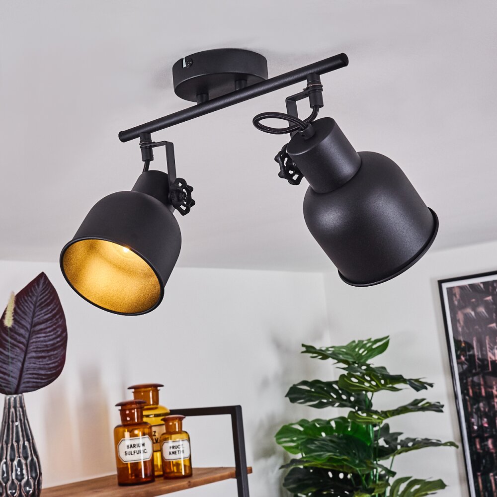 Juliboy Taklampa, Takstrålkastare Svart, 2-ljuskällor main product photo