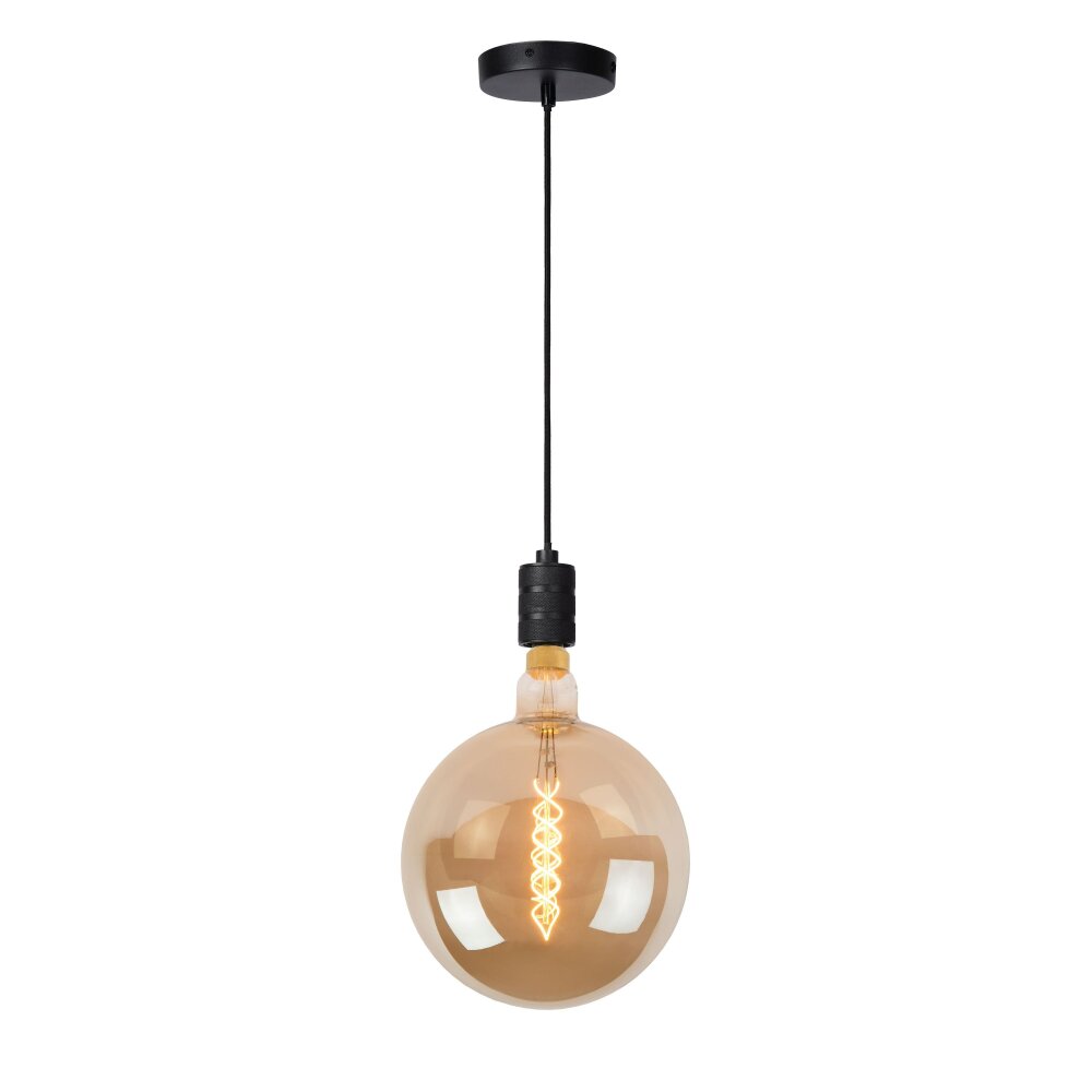 Lucide JOVA Pendelbelysning Svart, 1-ljuskällor main product photo