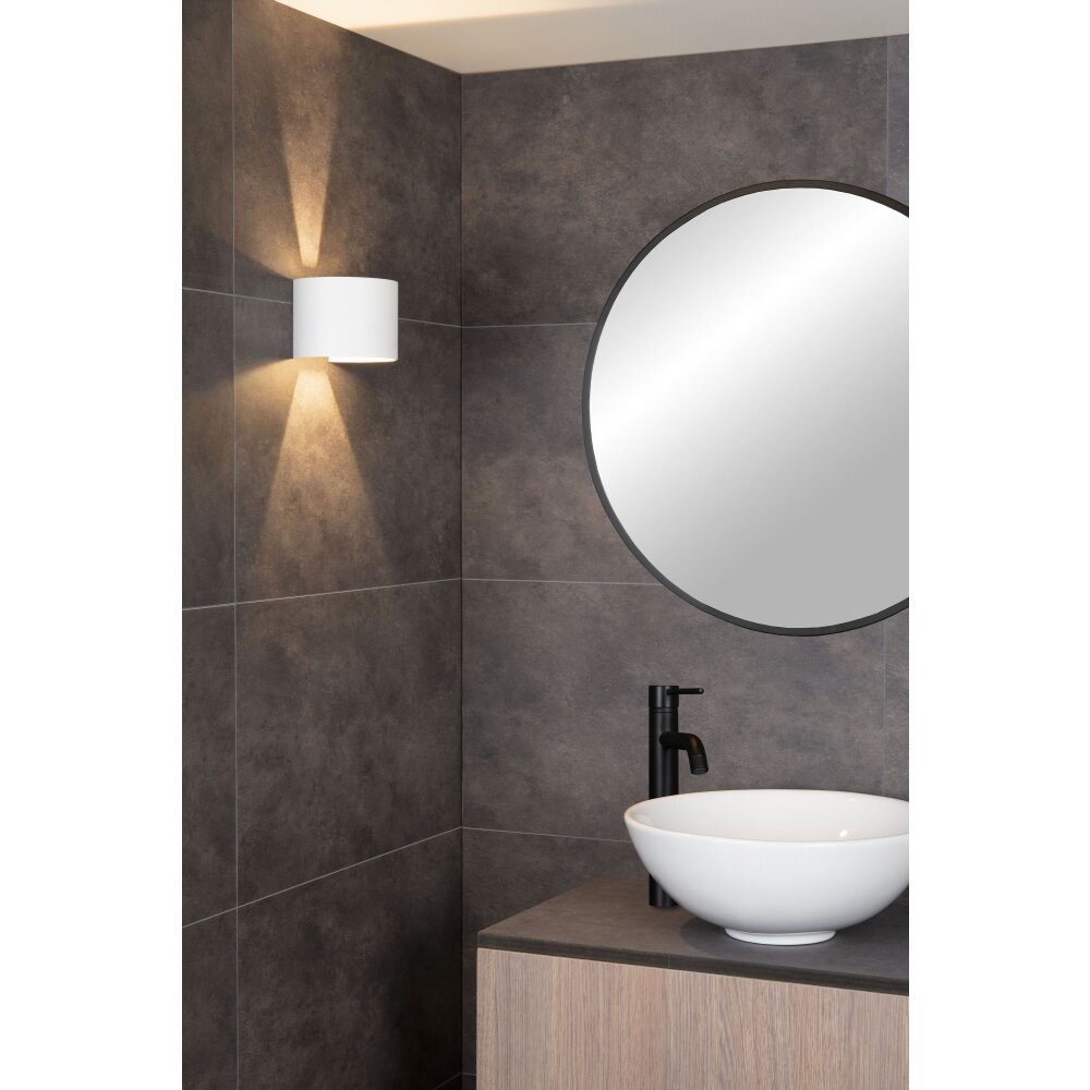 Lucide AXI Vägglampa LED Vit, 1-ljuskällor main product photo