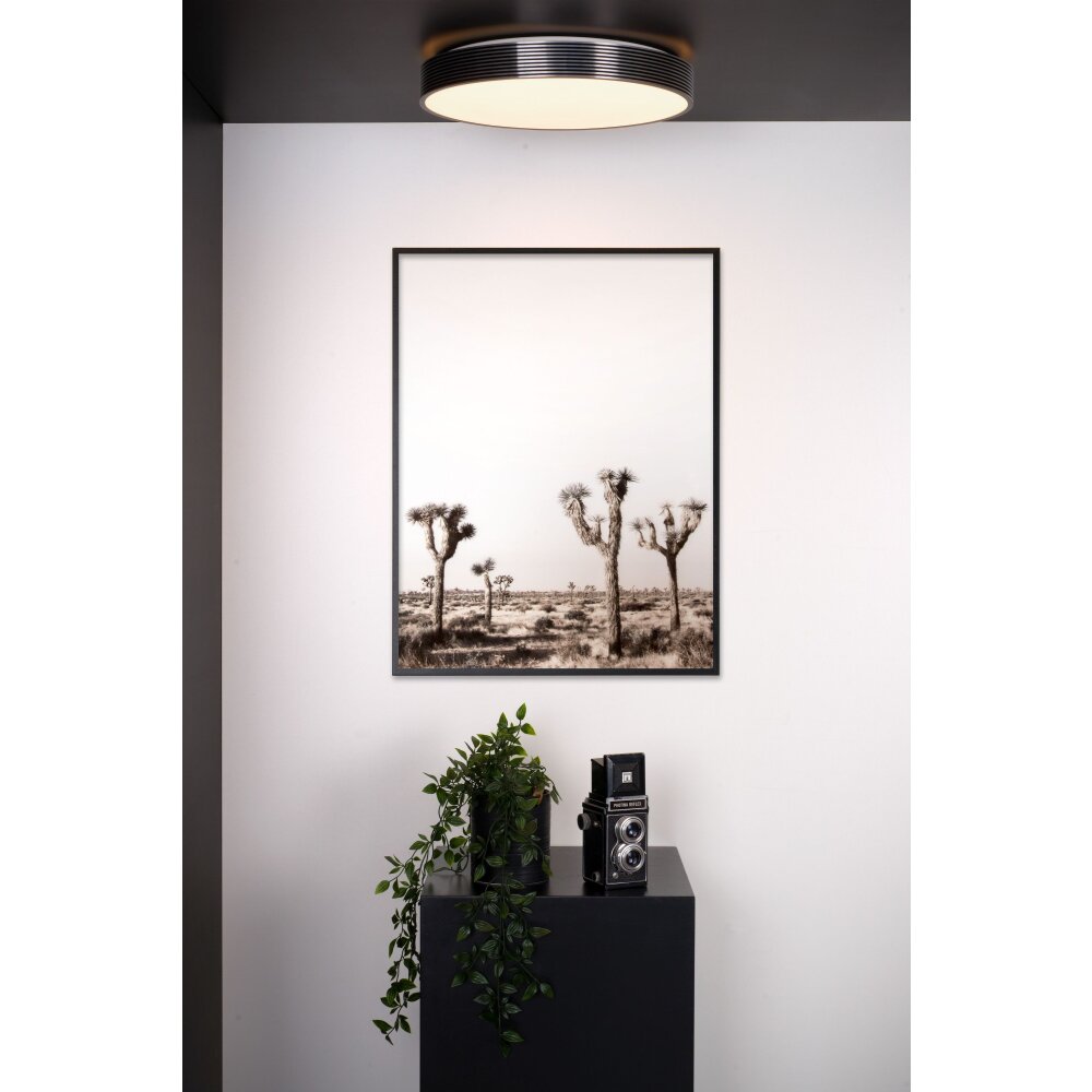 Lucide MALIN Taklampa LED Svart, 1-ljuskällor main product photo