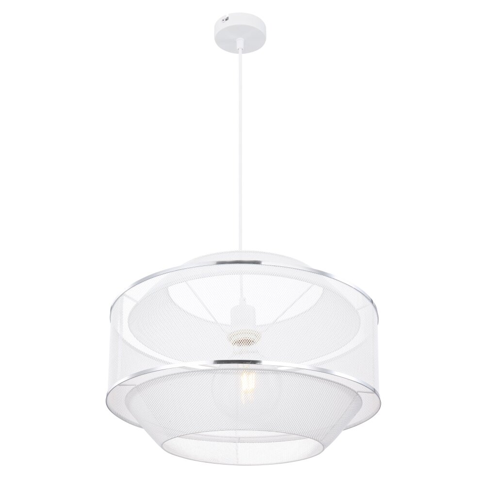 Globo VIGATTO Pendellampa Vit, 1-ljuskällor main product photo