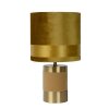 Lucide FRIZZLE Bordslampa Mässing, Ocker, 1-ljuskällor