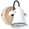 Brilliant Lampor Seed Vägglampa Trä mörkt, Vit, 1-ljuskällor