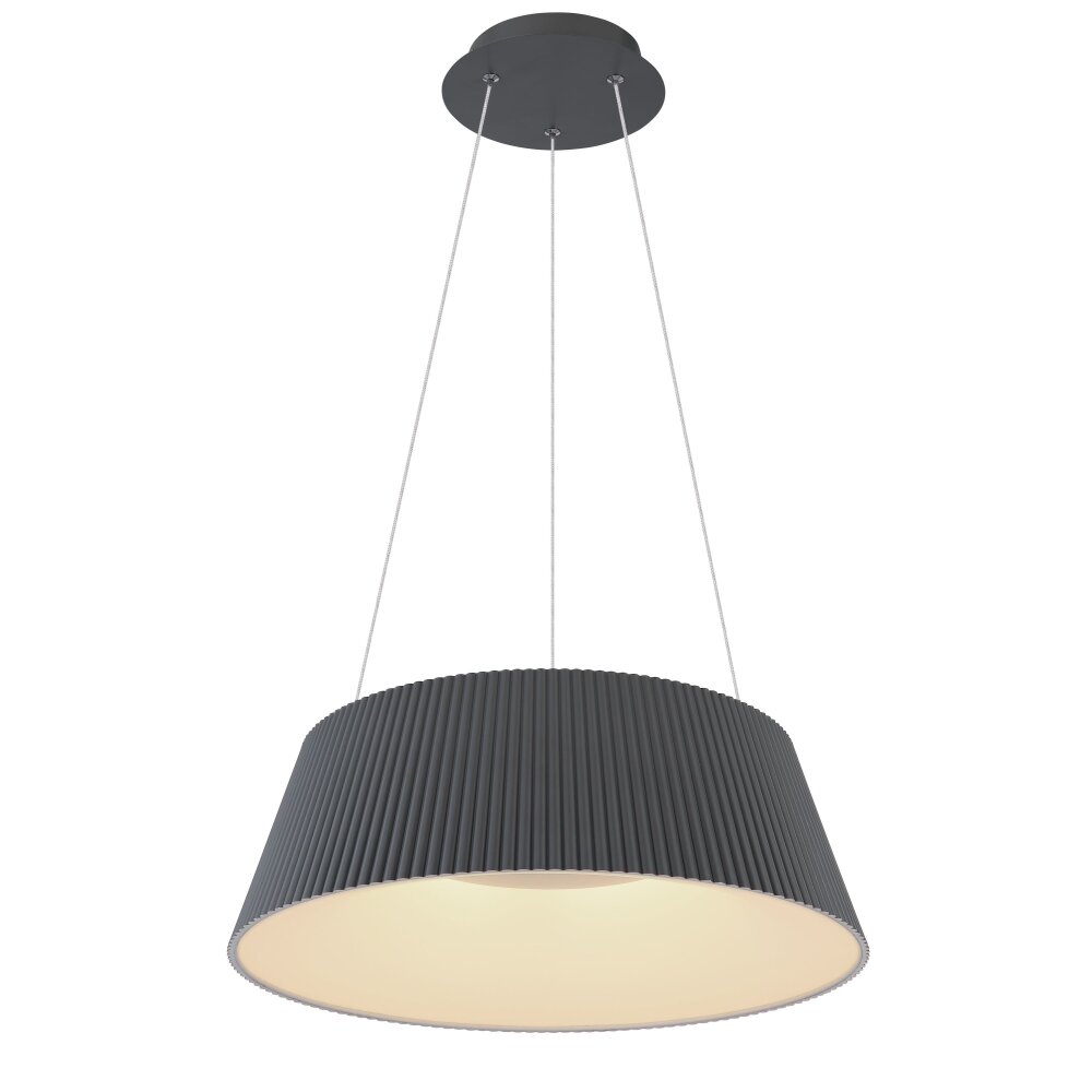 Globo CROTONE Pendellampa LED Antracit, 1-ljuskällor, Fjärrkontroll main product photo