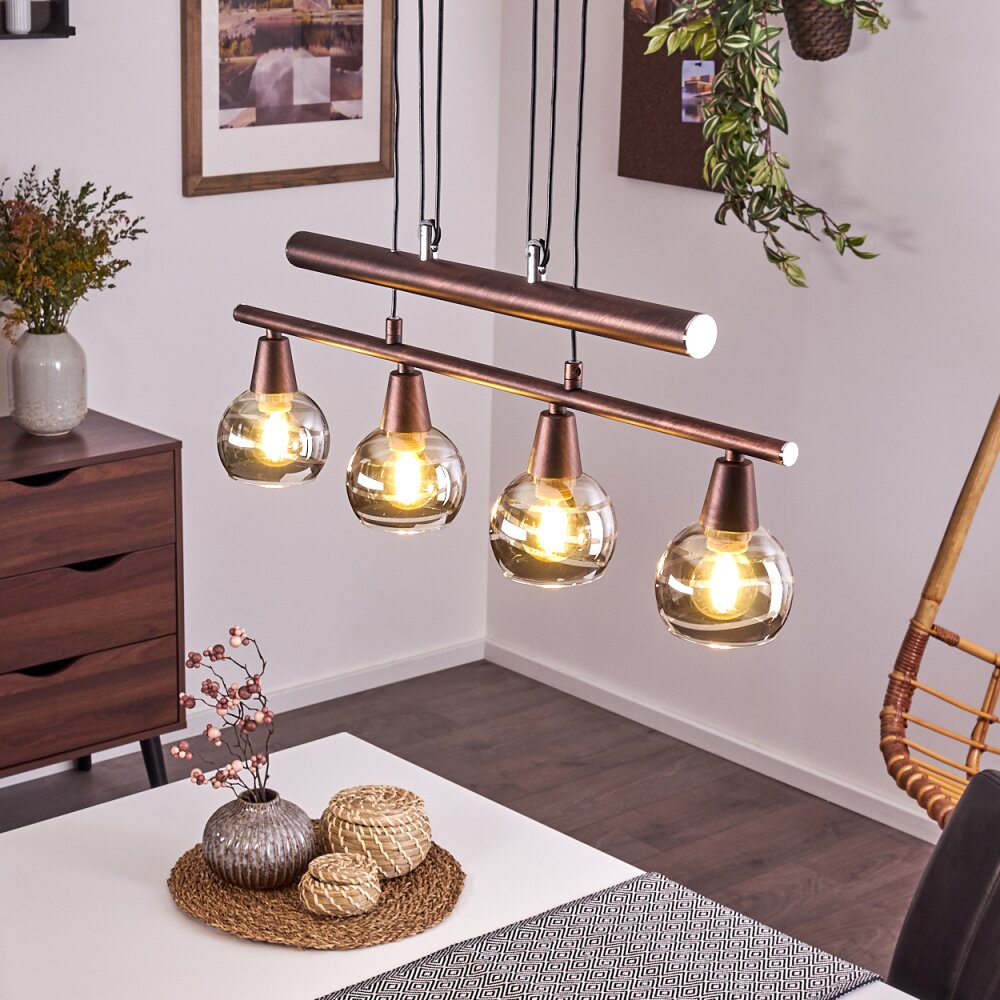 Warga Pendelbelysning LED Brons, 4-ljuskällor main product photo