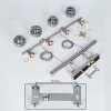 Warga Pendelbelysning LED Nickel matt, 4-ljuskällor