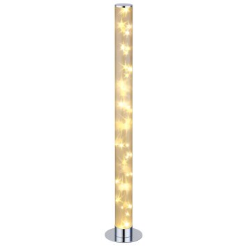 Globo ROCKY Golvlampa LED Krom, 1-ljuskällor