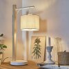 Geelong Bordslampa Trä ljus, Vit, 1-ljuskällor