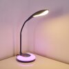 Paphos Bordslampa, Läslampa LED Svart, 1-ljuskällor, Färgväxlare