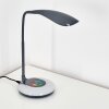 Paphos Bordslampa, Läslampa LED Svart, 1-ljuskällor, Färgväxlare