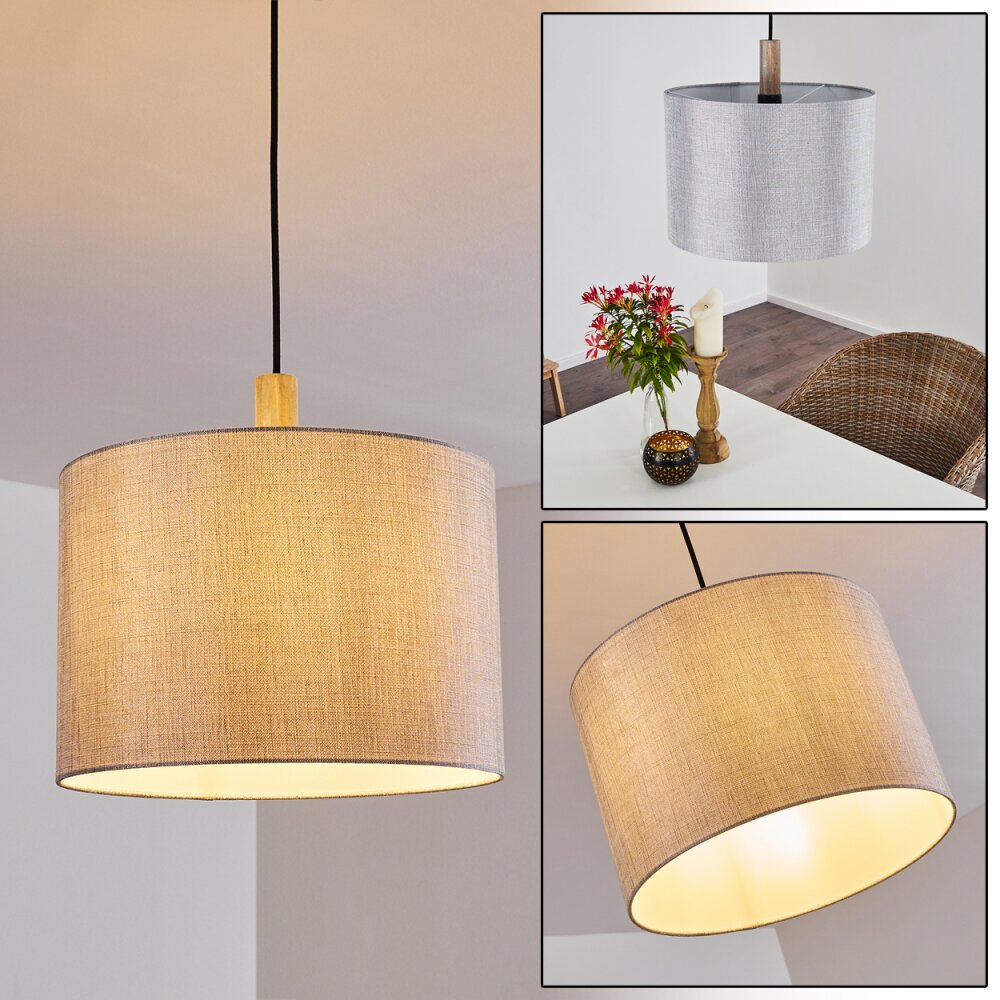 Adelboden Pendellampa Trä ljus, Svart, 1-ljuskällor main product photo